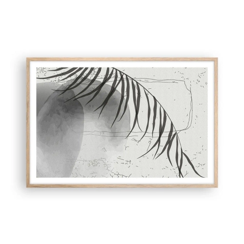 Pôster com moldura de carvalho claro - O sutil exotismo da natureza - 91x61 cm