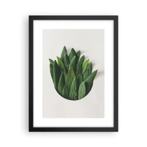 Pôster com moldura preta - Curiosidade indomável - 30x40 cm