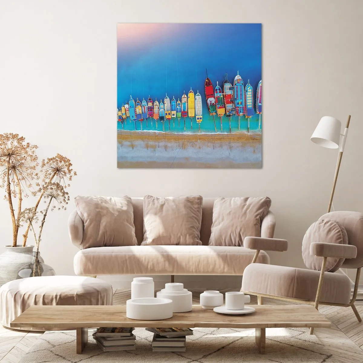 Quadro em tela - Vista panorâmica - 30x30 cm