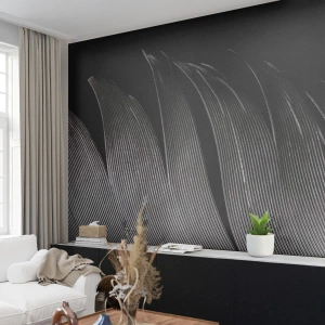 Papel de Parede Standard Eco - A caneta – um design maravilhoso - Caneta, Minimalismo, Leveza - 200x140 cm