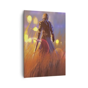 Quadro em tela - Cavaleiro errante - 70x100 cm