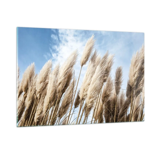 Quadro em vidro - Carícia ensolarada e ventosa - 120x80 cm