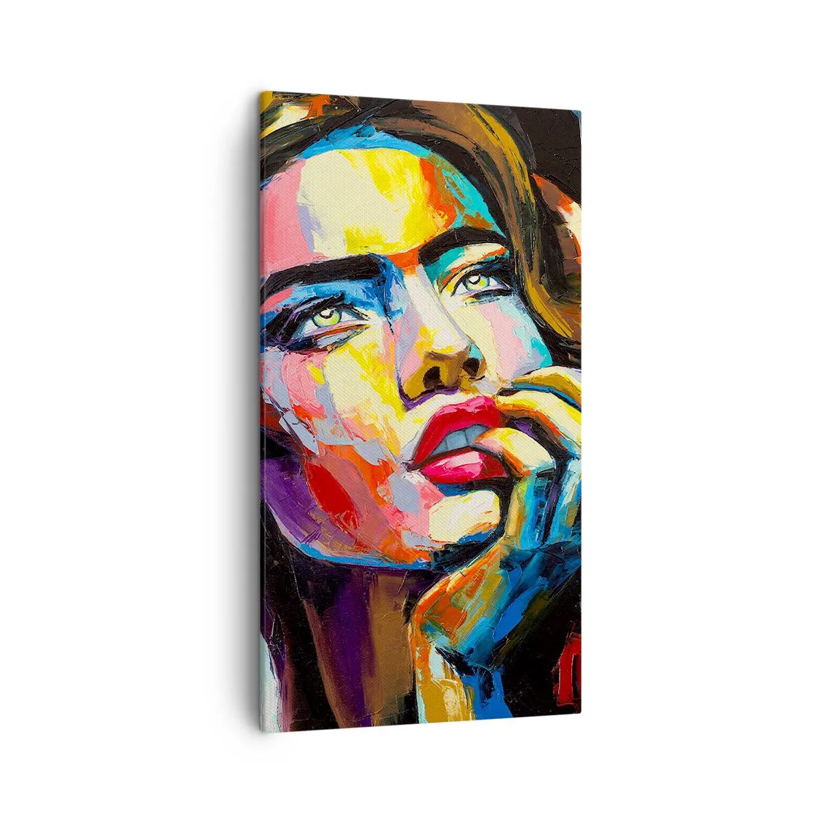 Quadro em tela - Sonhos como pássaros voando no céu - 45x80 cm