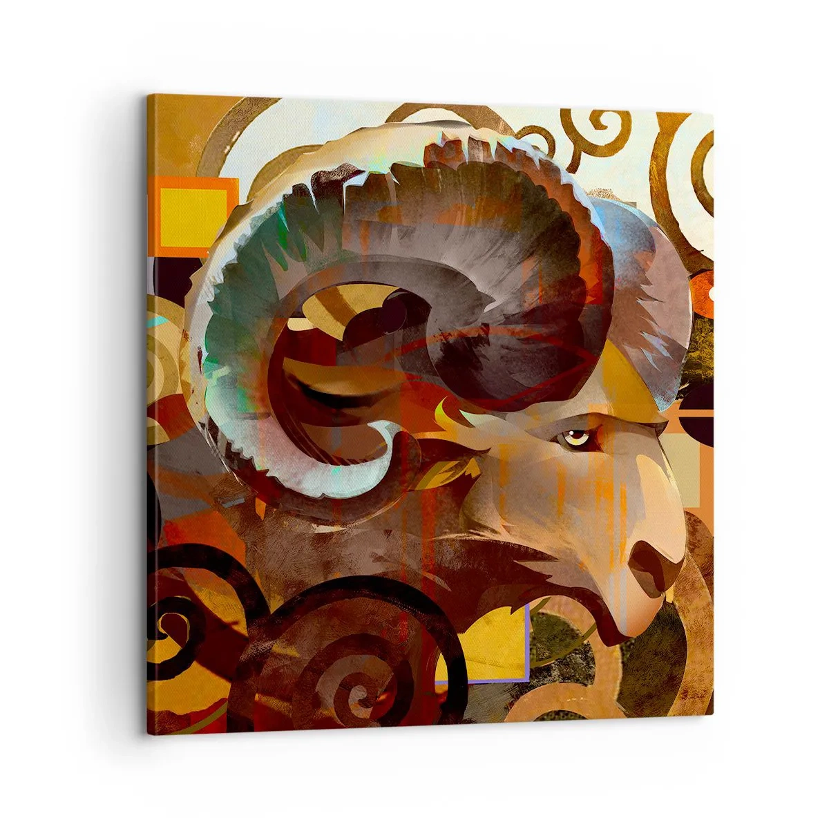 Quadro em tela - Magia - religiões - rituais - 60x60 cm