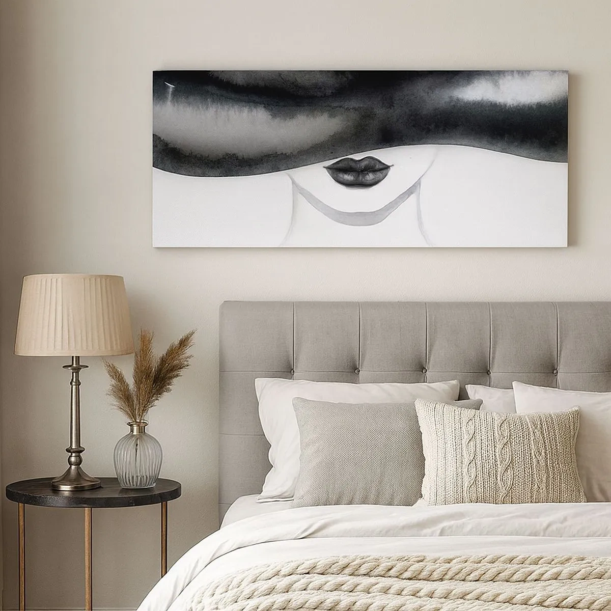 Quadro em tela - Mistério sensual - 100x40 cm