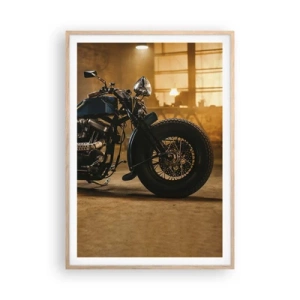 Pôster com moldura de carvalho claro - Tudo posso - 70x100 cm