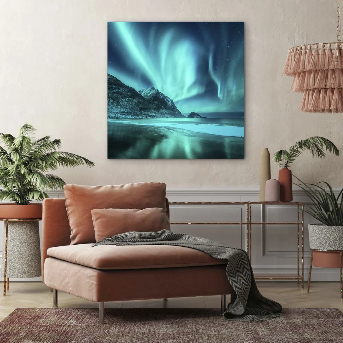 Quadro em tela - Maravilhas do Norte - 40x40 cm