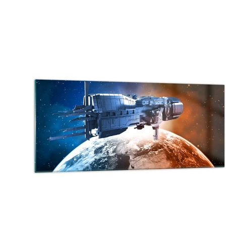 Quadro em vidro - Observador atento - 120x50 cm