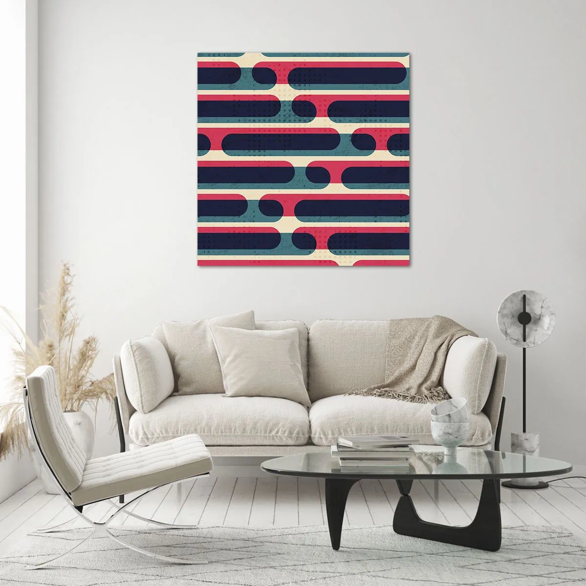 Quadro em vidro - Avançado e profundo - 30x30 cm