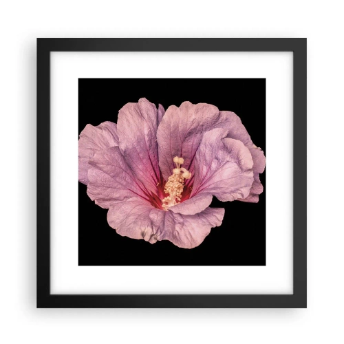 Pôster com moldura preta - Direto para o coração - 30x30 cm