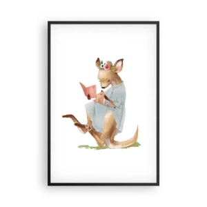 Pôster com moldura preta - Leia para mim, mamãe - 61x91 cm