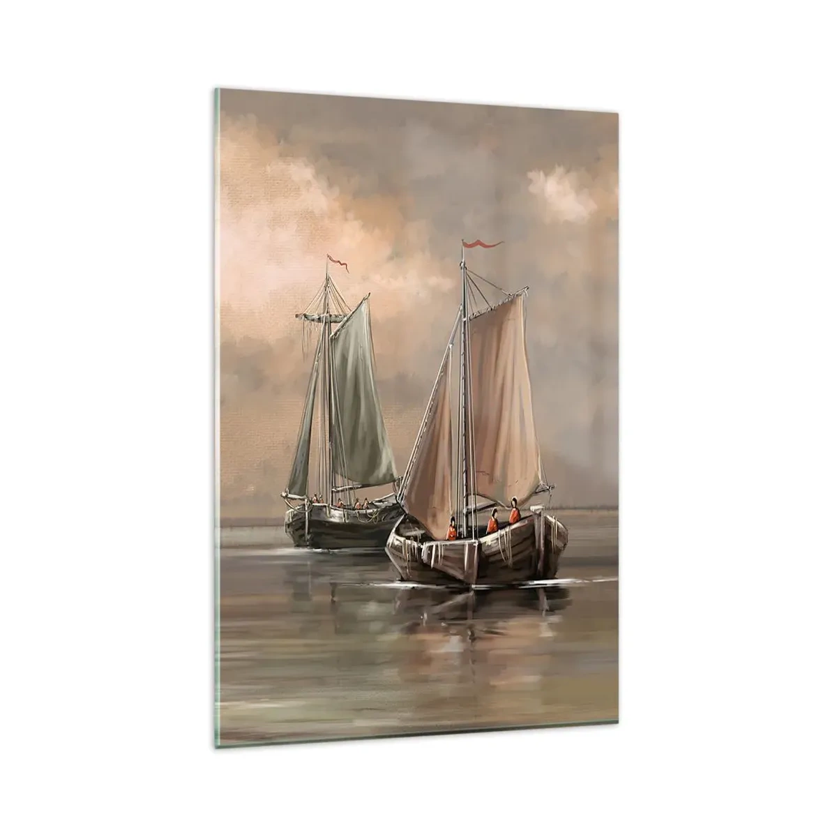 Quadro em vidro - Regresso dos marinheiros - 80x120 cm