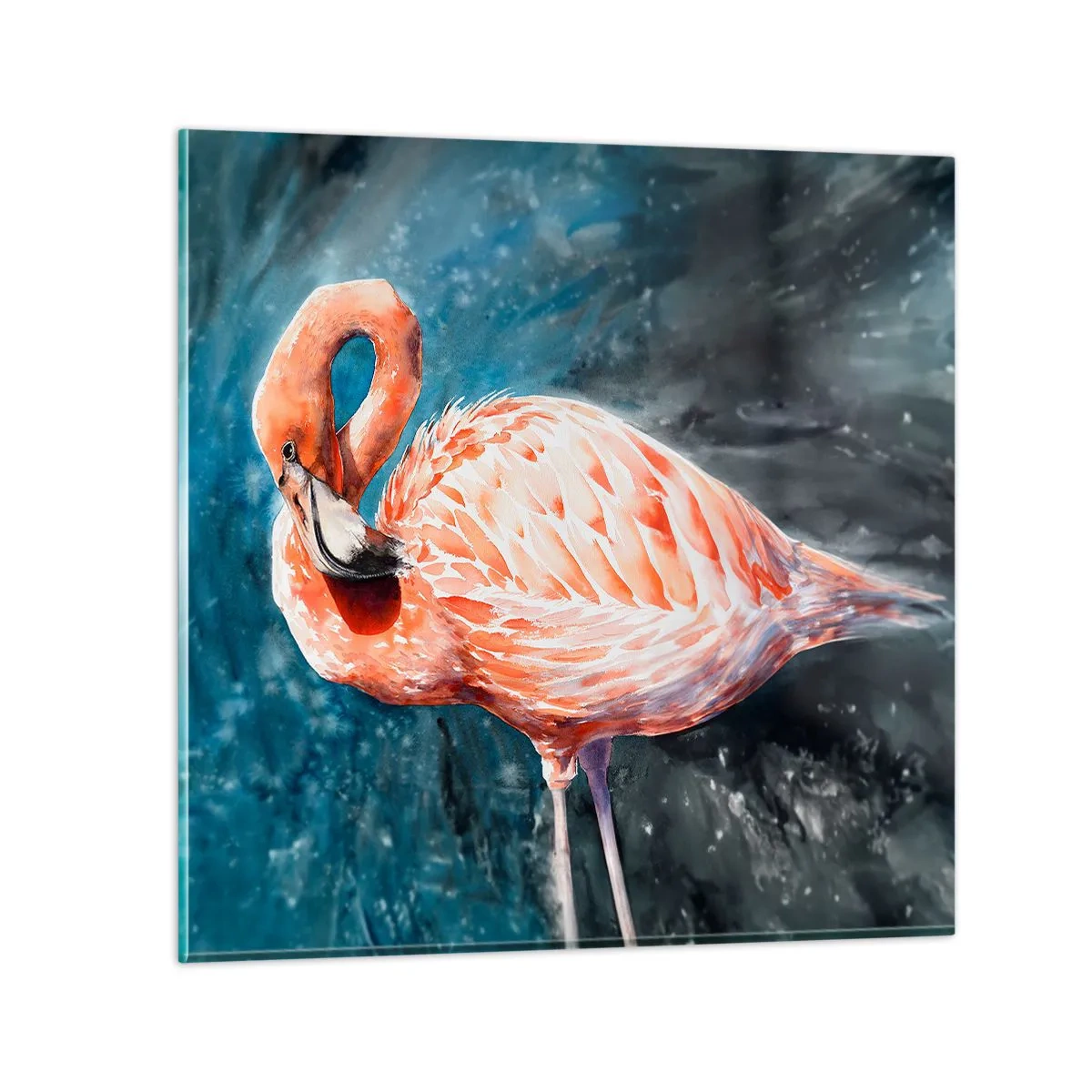 Quadro em vidro - Decorativo por natureza - 50x50 cm