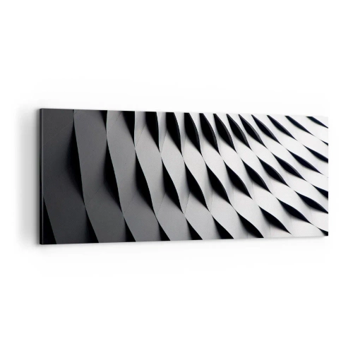 Quadro em tela - Na superfície das ondas - 100x40 cm