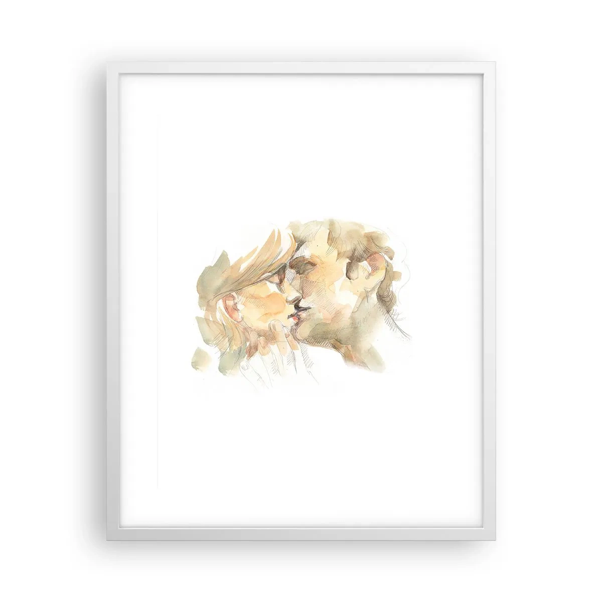 Pôster em moldura branca - A outra metade foi encontrada? - 40x50 cm