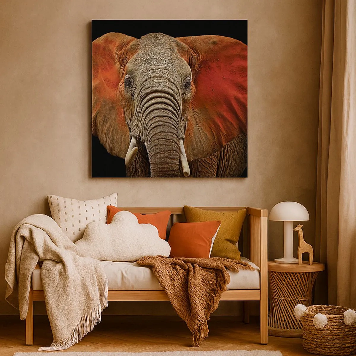 Quadro em tela - Eu sou selvagem, e você? - 30x30 cm