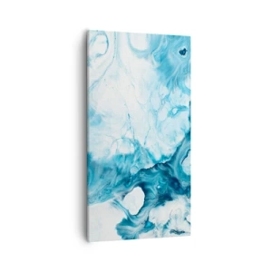 Quadro em tela - Concerto Azul - 55x100 cm