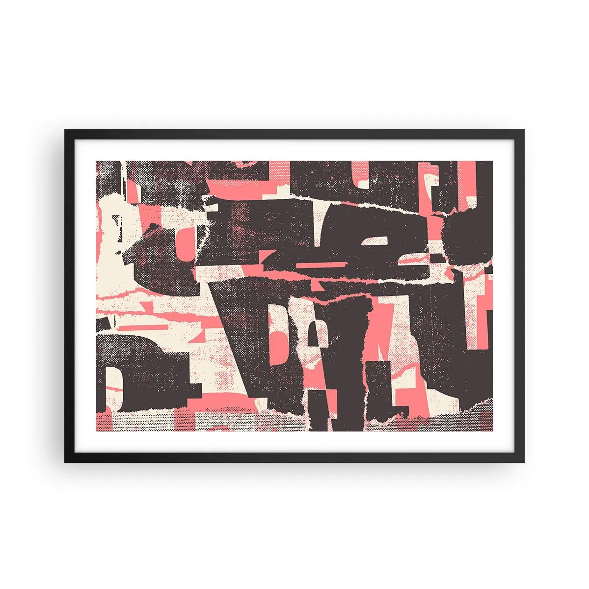 Pôster com moldura preta - Todo esse barulho - 70x50 cm