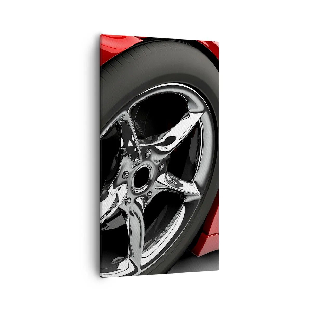 Quadro em tela - Projetado para a velocidade - 55x100 cm