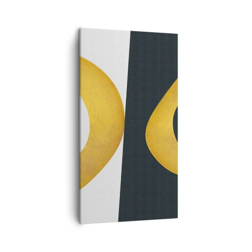 Quadro em tela - Primeiro: ouro - 45x80 cm