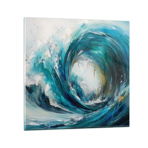 Quadro em vidro - Portal do mar - 40x40 cm