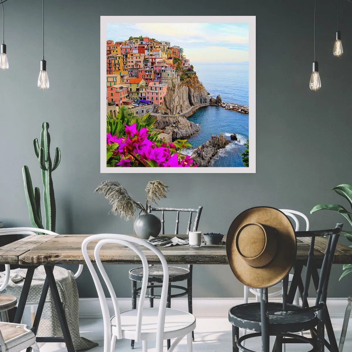 Pôster - A cidade que sorri - 60x60 cm