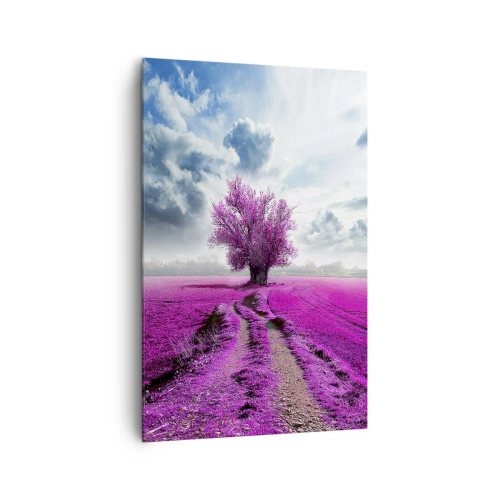 Quadro em tela - Charmosa charneca - 80x120 cm
