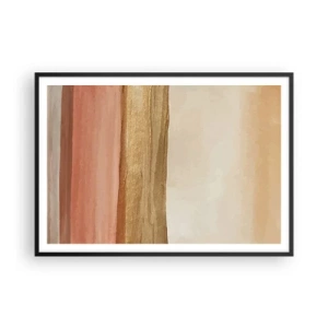Pôster com moldura preta - Composição vertical - 100x70 cm