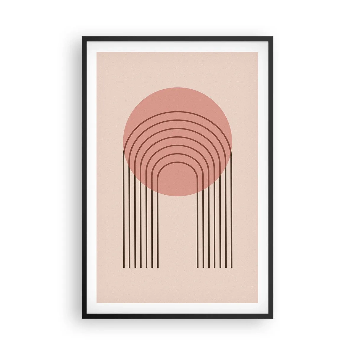 Pôster com moldura preta - Atração irresistível - 61x91 cm