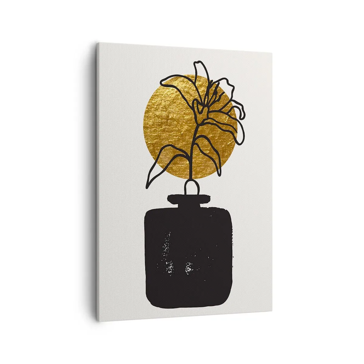 Quadro em tela - A beleza vale seu peso em ouro - 50x70 cm