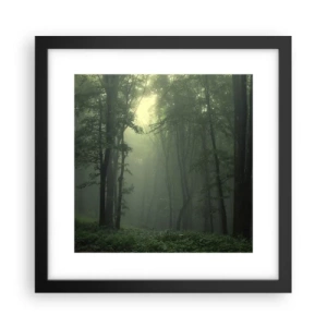 Pôster com moldura preta - Antes de acordar - 30x30 cm