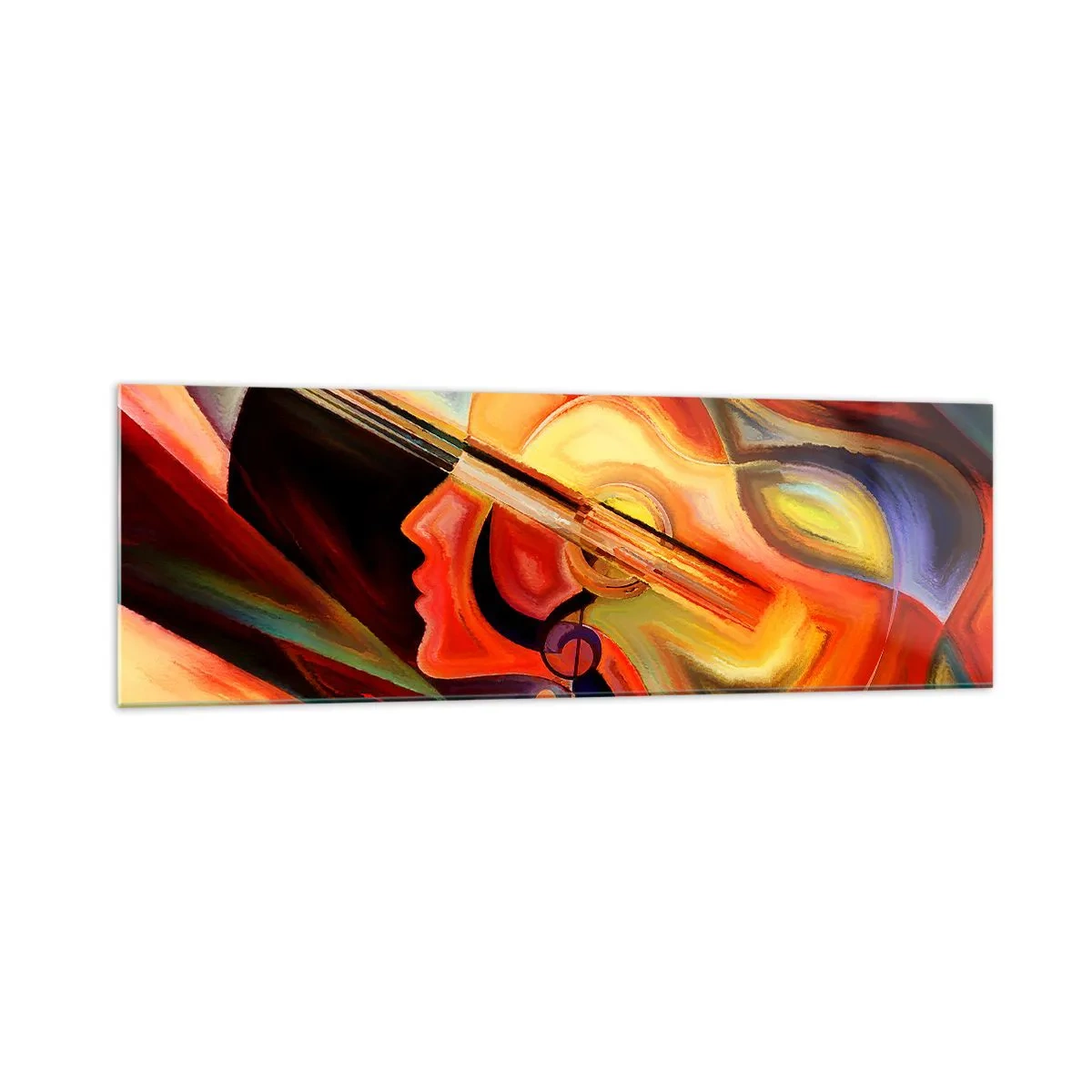 Quadro em vidro - Está tudo bem - 160x50 cm
