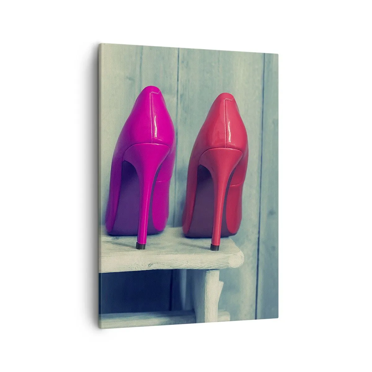 Quadro em tela - Um passeio no arco-íris - 50x70 cm