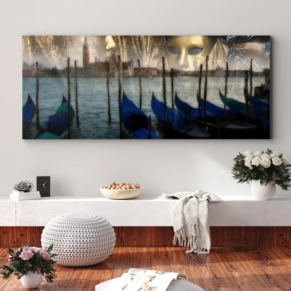 Quadro em tela - Hora do Carnaval - 140x50 cm