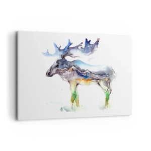Quadro em tela - O herói do conto de inverno - 100x70 cm