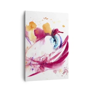 Quadro em tela - Na proximidade, o mundo floresce - 70x100 cm