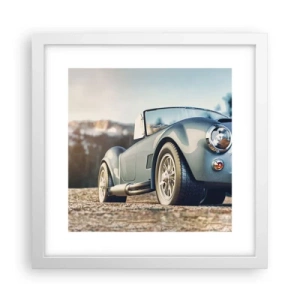 Pôster em moldura branca - Porque o estilo conta - 30x30 cm