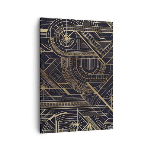 Quadro em tela - Conceitos, ideias, planos - 50x70 cm