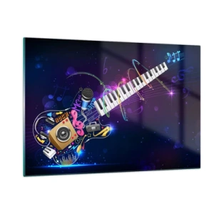 Quadro em vidro - E está tudo bem - 120x80 cm