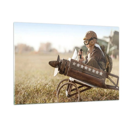 Quadro em vidro - O início rumo a um sonho - 120x80 cm