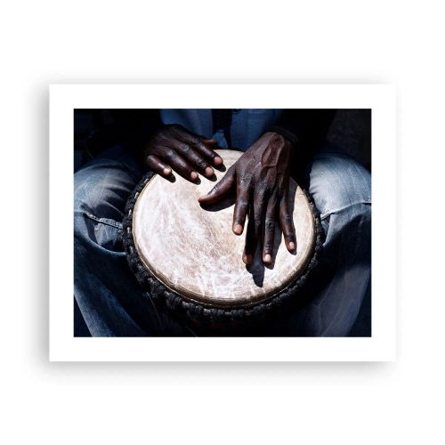 Pôster - Viva no seu próprio ritmo - 50x40 cm