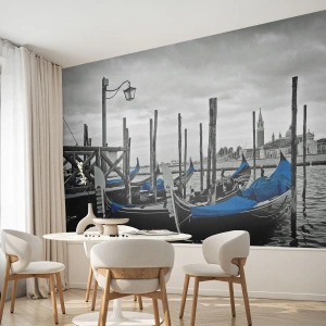 Papel de Parede Premium Sand - Veneza pensativa - Cidade, Veneza, Itália - 100x70 cm