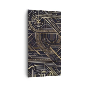 Quadro em tela - Conceitos, ideias, planos - 55x100 cm