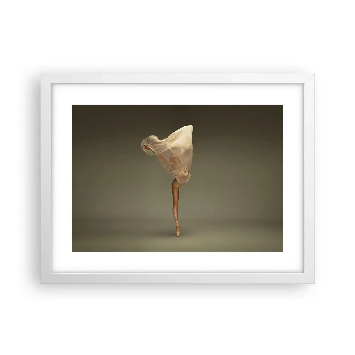 Pôster em moldura branca - Prestes a voar - 40x30 cm