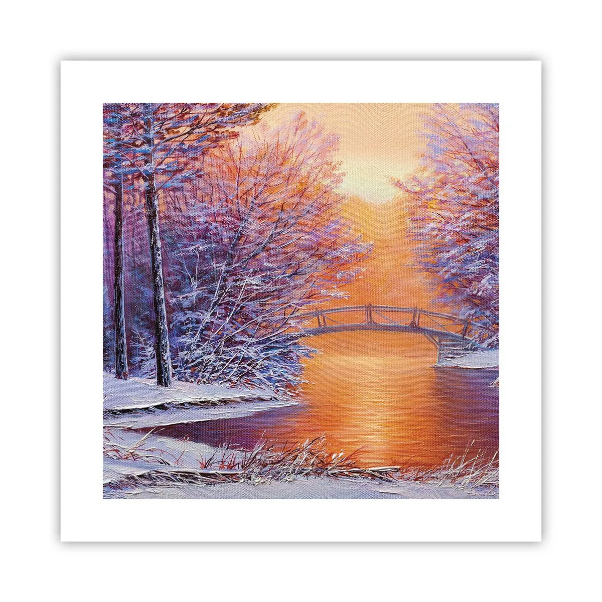 Pôster - Vamos nos encontrar aqui - 40x40 cm