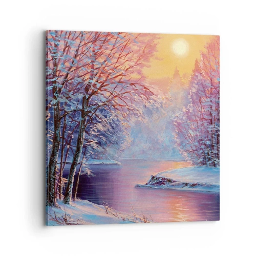 Quadro em tela - Cores do inverno - 70x70 cm