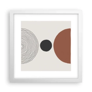 Pôster em moldura branca - Em destaque - 30x30 cm