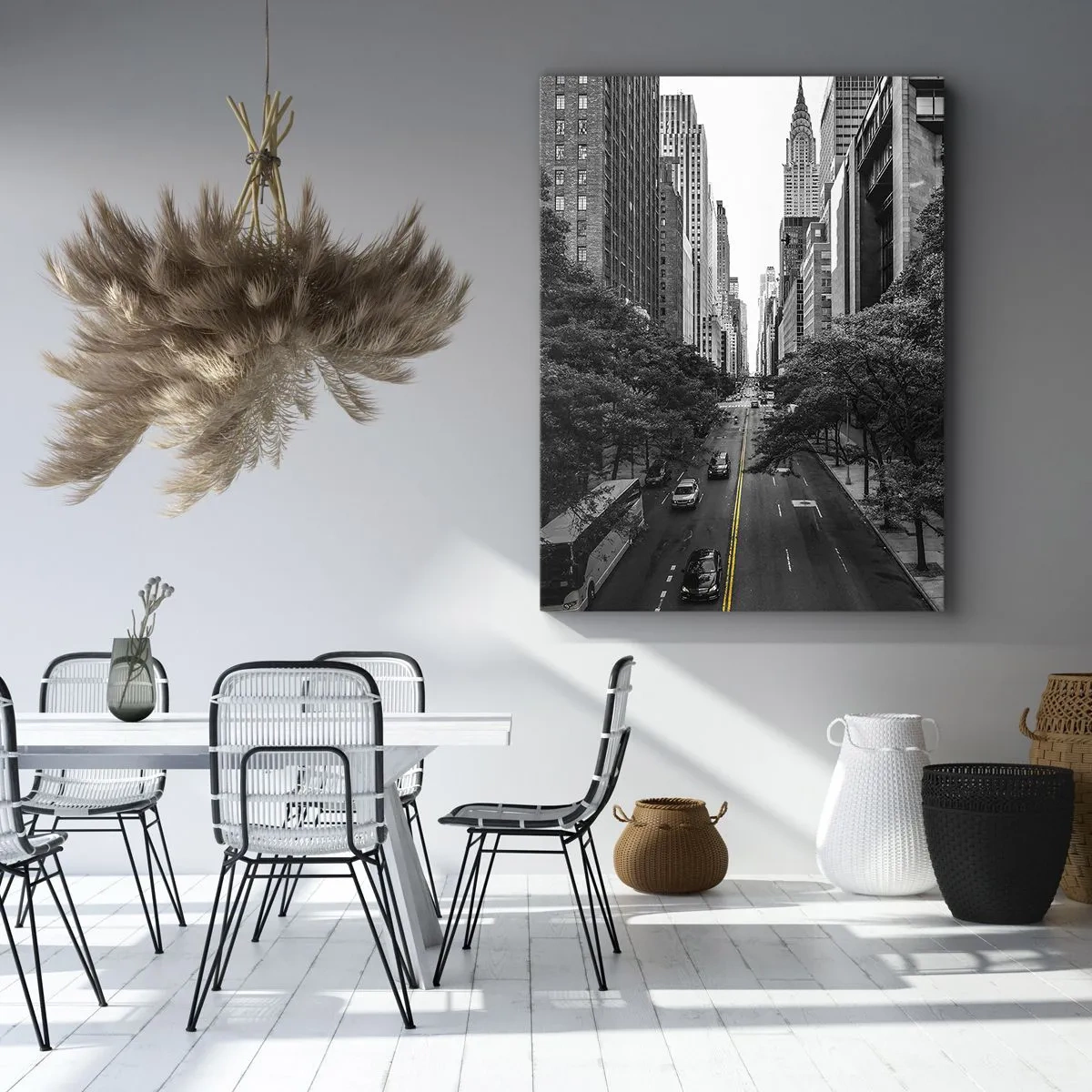 Quadro em tela - Manhã em Nova Iorque - 70x100 cm