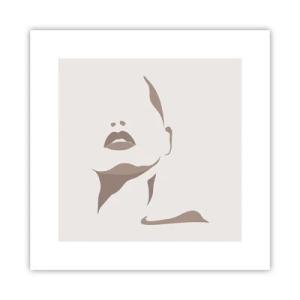 Pôster - Feito de luz e sombra - 30x30 cm