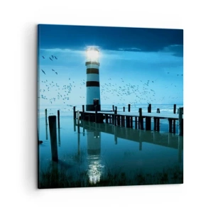 Quadro em tela - E não se teme o escuro - 50x50 cm